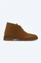 коричневий Замшеві туфлі Clarks Originals Desert Boot Чоловічий
