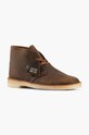 Clarks Originals pantofi de piele Desert Boot maro 26155484