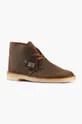 brown Clarks leather shoes Desert Boot