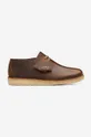 brown Clarks leather shoes Desert Men’s