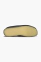 Kožené poltopánky Clarks Wallabee 26155514 čierna AA00