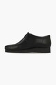 Obuv Kožené poltopánky Clarks Wallabee 26155514 čierna