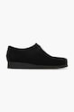 Clarks Originals mokasyny zamszowe Wallabee skóra zamszowa czarny 26155519