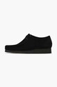 Взуття Замшеві мокасини Clarks Wallabee 26155519 чорний
