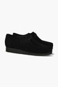 Замшеві мокасини Clarks Wallabee чорний 26155519