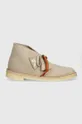 béžová Semišové kotníkové boty Clarks Originals Desert Boot Pánský