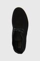 Gležnjače od brušene kože Clarks Desert Boot crna 26155855