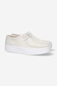 Clarks Originals mokasyny zamszowe Wallabee Cup 26158153 beżowy