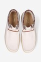Semišové poltopánky Clarks Wallabee Cup béžová 26167977