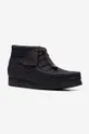 black Clarks shoes Wallabee
