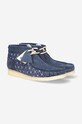 Clarks suede shoes Wallabee Boot 26169152 navy