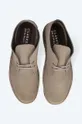 gray Clarks suede shoes Desert Boot