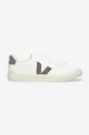 bílá Kožené sneakers boty Veja Campo Chromefree CP052347 Pánský