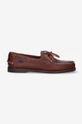 brown Sebago leather loafers Docksides Portland Waxed Men’s