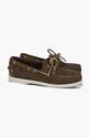 Sebago mocasini din piele întoarsă Docksides Portland Nubuck maro 7000GA0