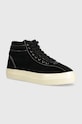 Stepney Workers Club sneakers din piele întoarsă Varden M Suede înalt negru YA02015
