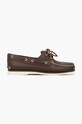 Timberland leather loafers Classic Boat grain leather brown 74035