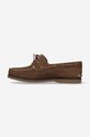 Încălțăminte Timberland mocasini din piele întoarsă Classic Boat 2 Eye 1001R maro