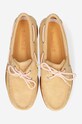 Timberland mokasyny zamszowe Classic Boat 2 Eye beżowy A2A79