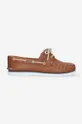 brown Timberland leather loafers Classic Boat 2 Eye Men’s