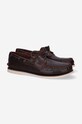 Timberland mocasini de piele Classic Boat EK+2 EYE A5M1N maro