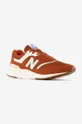 orange New Balance sneakers CM997HTG
