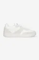 bílá Kožené sneakers boty A.P.C. Plain PUAAW-M56112 WHITE Pánský