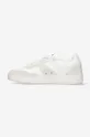 A.P.C. leather sneakers Plain PUAAW-M56112 WHITE  Uppers: Natural leather, Suede Inside: Textile material Outsole: Synthetic material