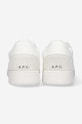 Kožené tenisky A.P.C. Plain PUAAW-M56112 WHITE PUAAW.M56112