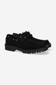 Ader Error suede loafers Boat Shoes BLAFWS101BK black