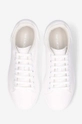 white Raf Simons leather sneakers