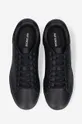 black Raf Simons leather sneakers