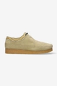 green Clarks suede shoes Originals Weaver Men’s