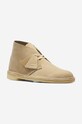 Clarks Originals pantofi de piele întoarsă Originals Desert bej 26165802