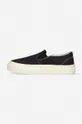 black Stepney Workers Club plimsolls Varden Canvas