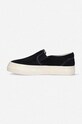 Shoes Stepney Workers Club suede plimsolls Lister Suede YA03015 black