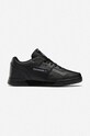 Reebok Classic sneakers din piele Workout Plus mic de statură negru HP5910