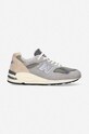 Tenisky New Balance M990TD2 textilní šedá M990TD2
