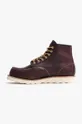 Red Wing leather shoes Moc Toe maroon