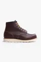 maroon Red Wing leather shoes Moc Toe Men’s