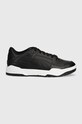 Puma sneakers din piele slipstream Leather mic de statură negru 387544.03
