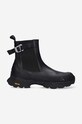ROA stivaletti chelsea in pelle Chelasea non isolato nero CBLE01.001