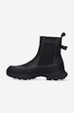 ROA stivaletti chelsea in pelle Chelasea nero CBLE01.001