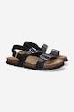 A.P.C. sandale de piele PXAWV.H51075 negru AA00