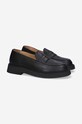 A.P.C. mocasini de piele PXBAA.H53274 negru AA00