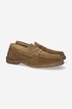 Obuwie Astorflex półbuty zamszowe Mocassino Uomo MOKAFLEX.001 brązowy