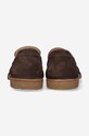 Astorflex pantofi de piele întoarsă Mocassino Uomo MOKAFLEX.001 maro AA00