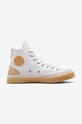 Converse leather trainers Chuck 70 Premium Craft grain leather white A03085C
