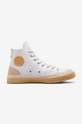 bílá Kožené kecky Converse Chuck 70 Premium Craft Pánský