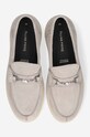 Semišové mokasíny Filling Pieces Core Loafer Suede 44229001108 šedá AA00